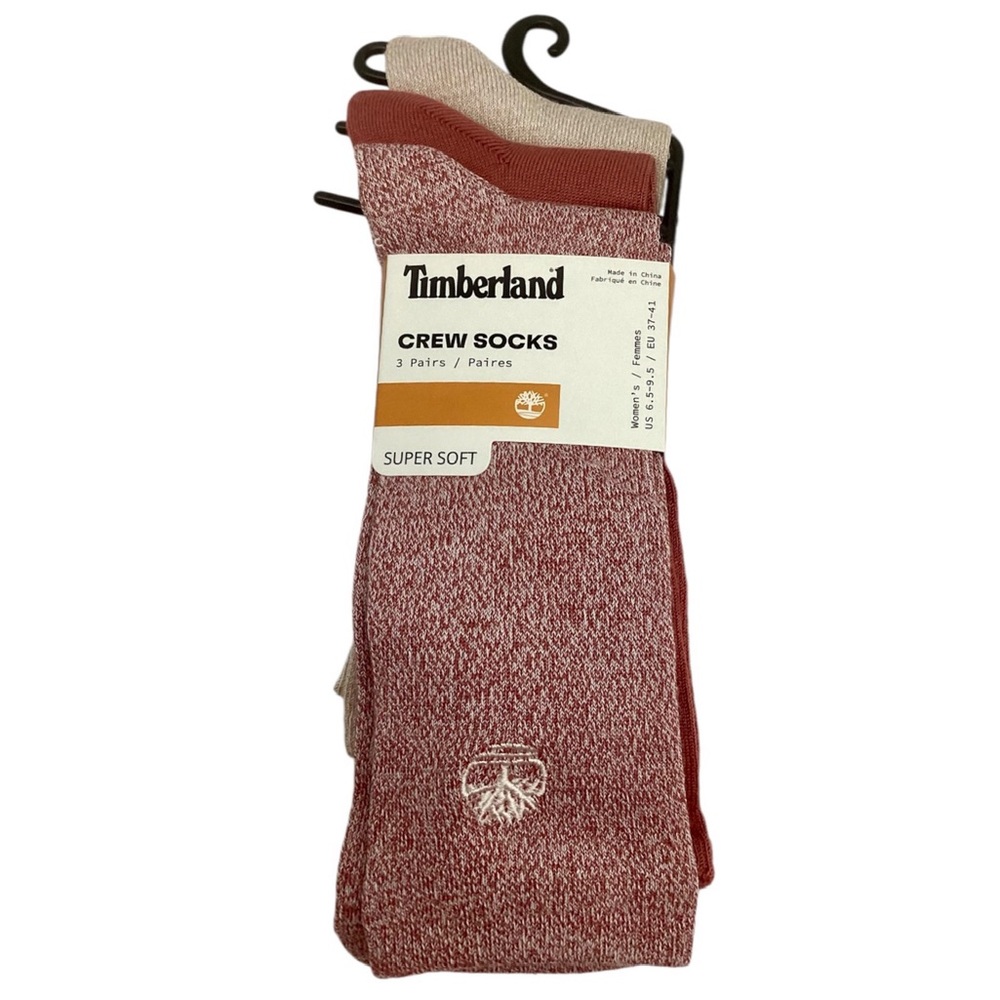 Timberland 3pk. Solid Supersoft Socks (NWT) (Women’s- 6 1/2- 9 1/2) - Picture 2 of 10